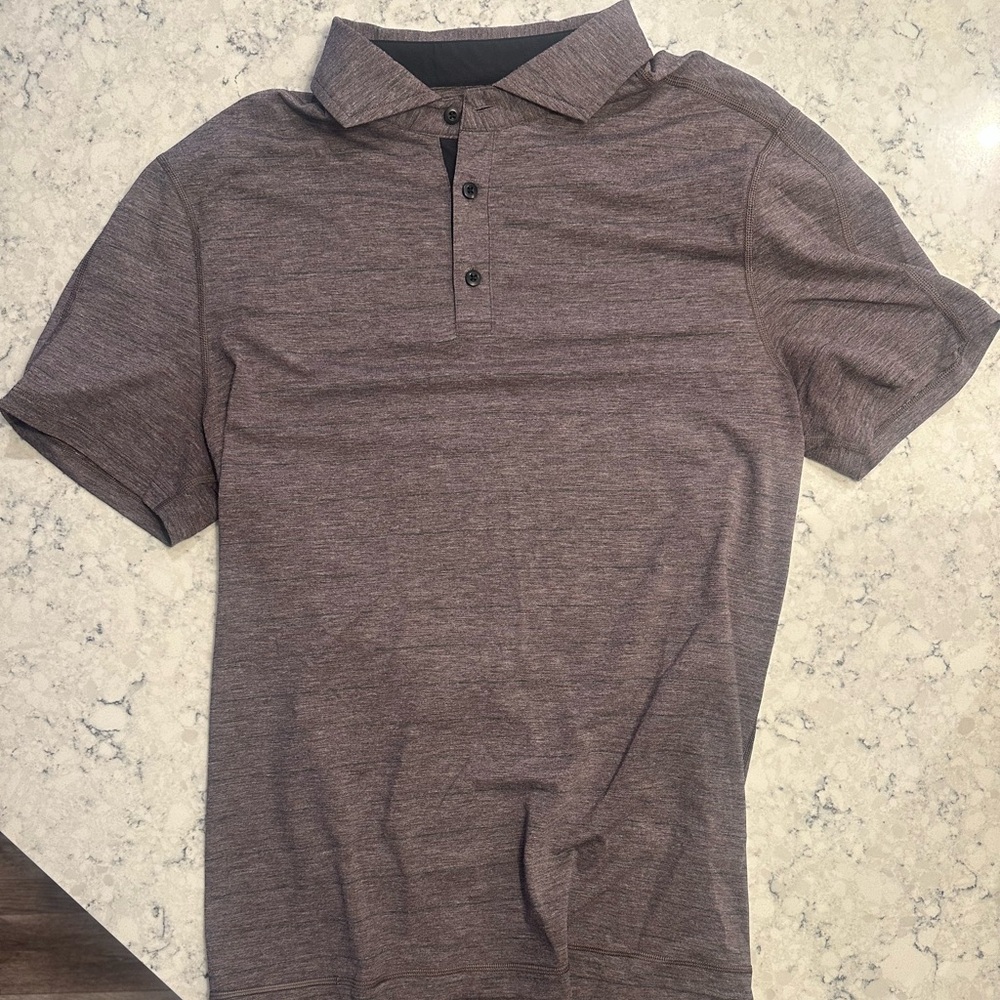 lululemon athletica Brown Polo Shirt